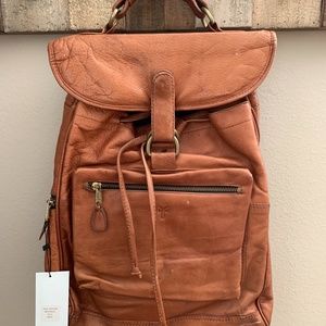 Frye leather backpack